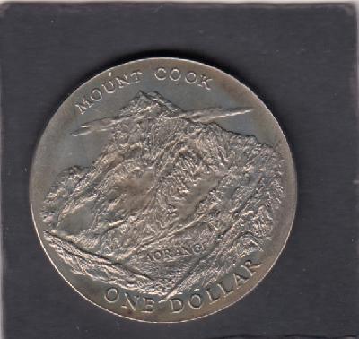 Beschrijving: 1 Dollar MOUNT COOK